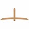 Ekena Millwork Bellingham Timber Gable Bracket, Western Red Cedar, 96"W x 40"H x 5 1/2"D x 5 1/2"F, 10/12 Pitch GBW096X40X0606BEL00SWR - alternate 1